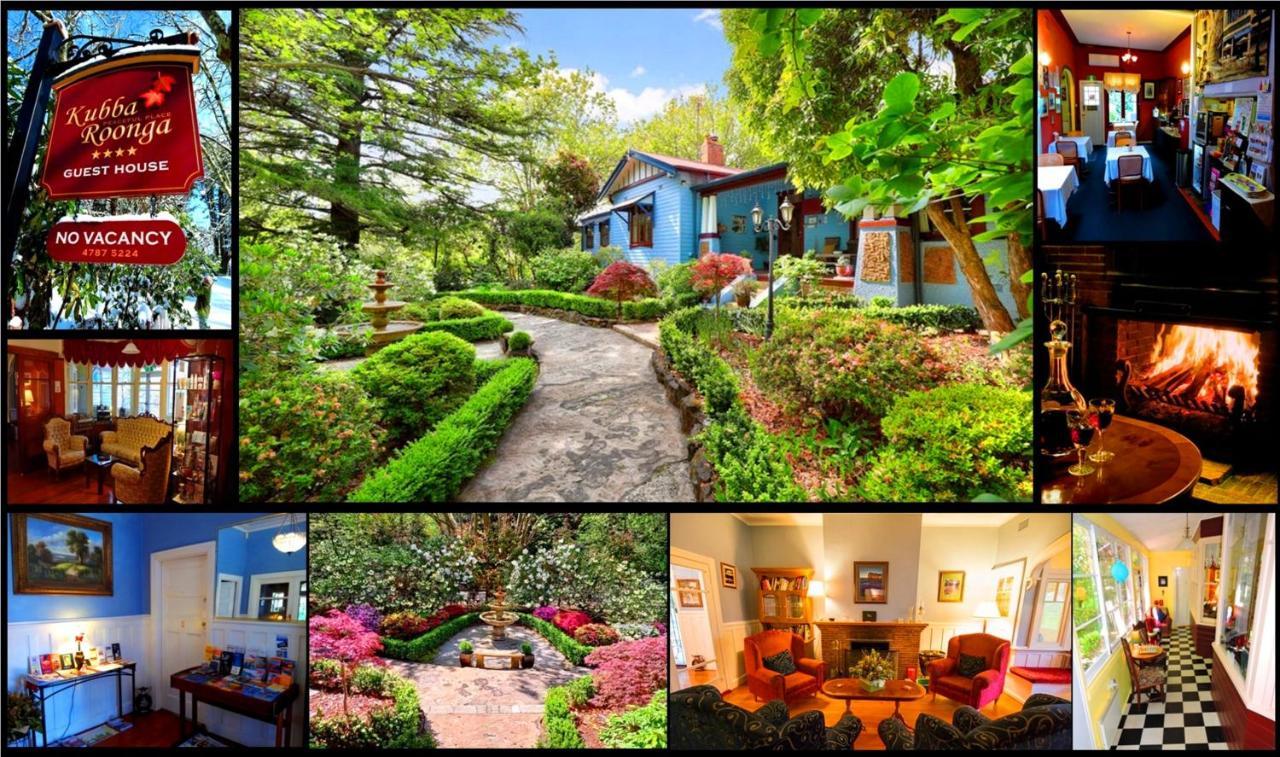 Kubba Roonga Guesthouse - Boutique Luxury Spa Retreat & Gardens - Blue Mountains Blackheath Eksteriør bilde
