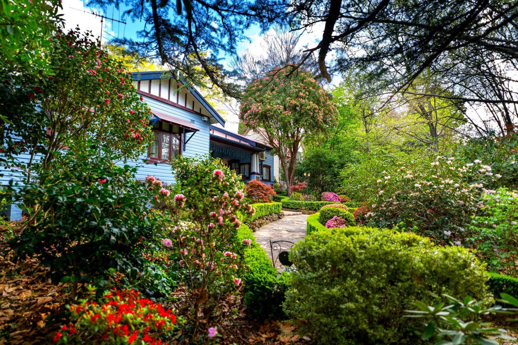 Kubba Roonga Guesthouse - Boutique Luxury Spa Retreat & Gardens - Blue Mountains Blackheath Eksteriør bilde